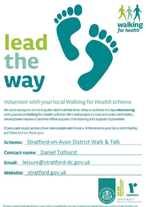 Volunteer Walks Leader Poster