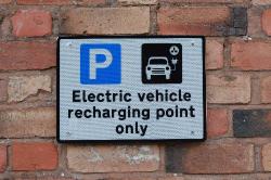 Charging point sign