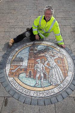 Arden Quarter Public Art Mosaic  - Memorial Theatre