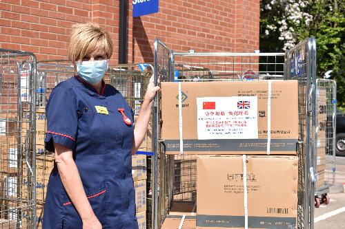 Meishan PPE donation to Warwick Hospital