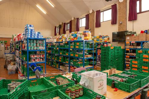 Stratford foodbank inside