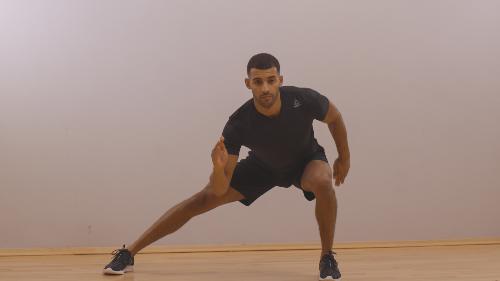 Side lunge - fitness tip