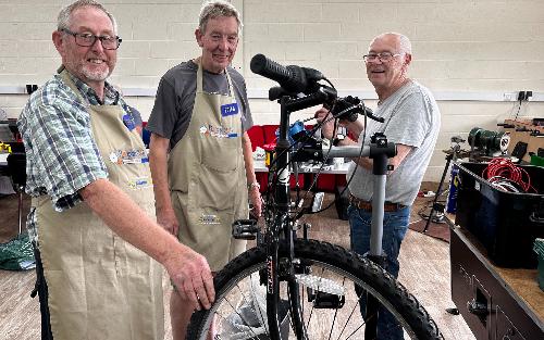 Alcester Repair Café bikes