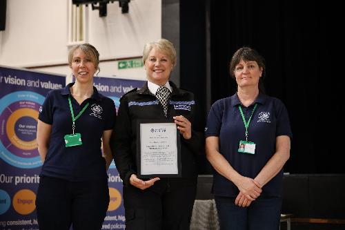 SDC's Rural Crime Advisors receive Neighbourhood Policing Award