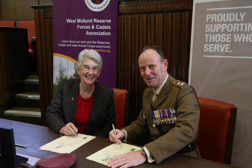 Armed Forces Covenant signing ceremony event - Leader