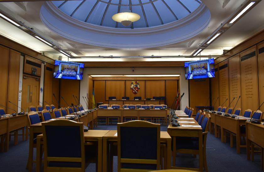 Council chamber empty image 1