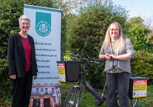 Emma Hills Upper Lighthorne community champion eCargo bike