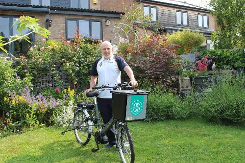 NHS physiotherapists eCargo bike