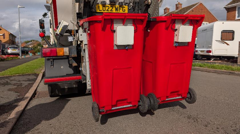 Food collection bins