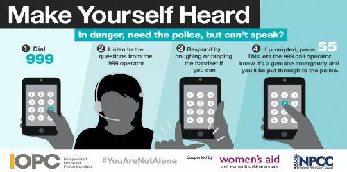 Make yourself heard, 999/55, Silent call with Police