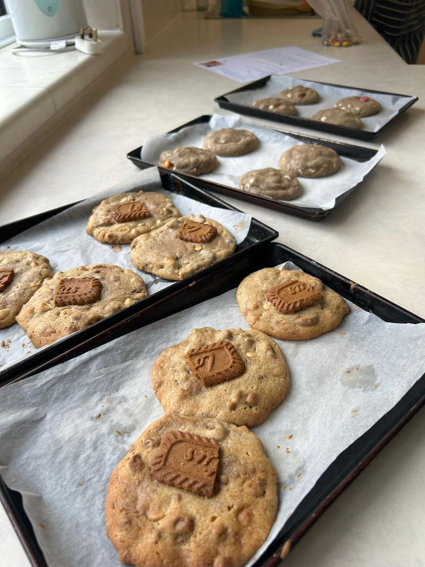 Cookie Crumbz young entrepreneurs, stratford girls grammar, rother street market, biscoff cookies on