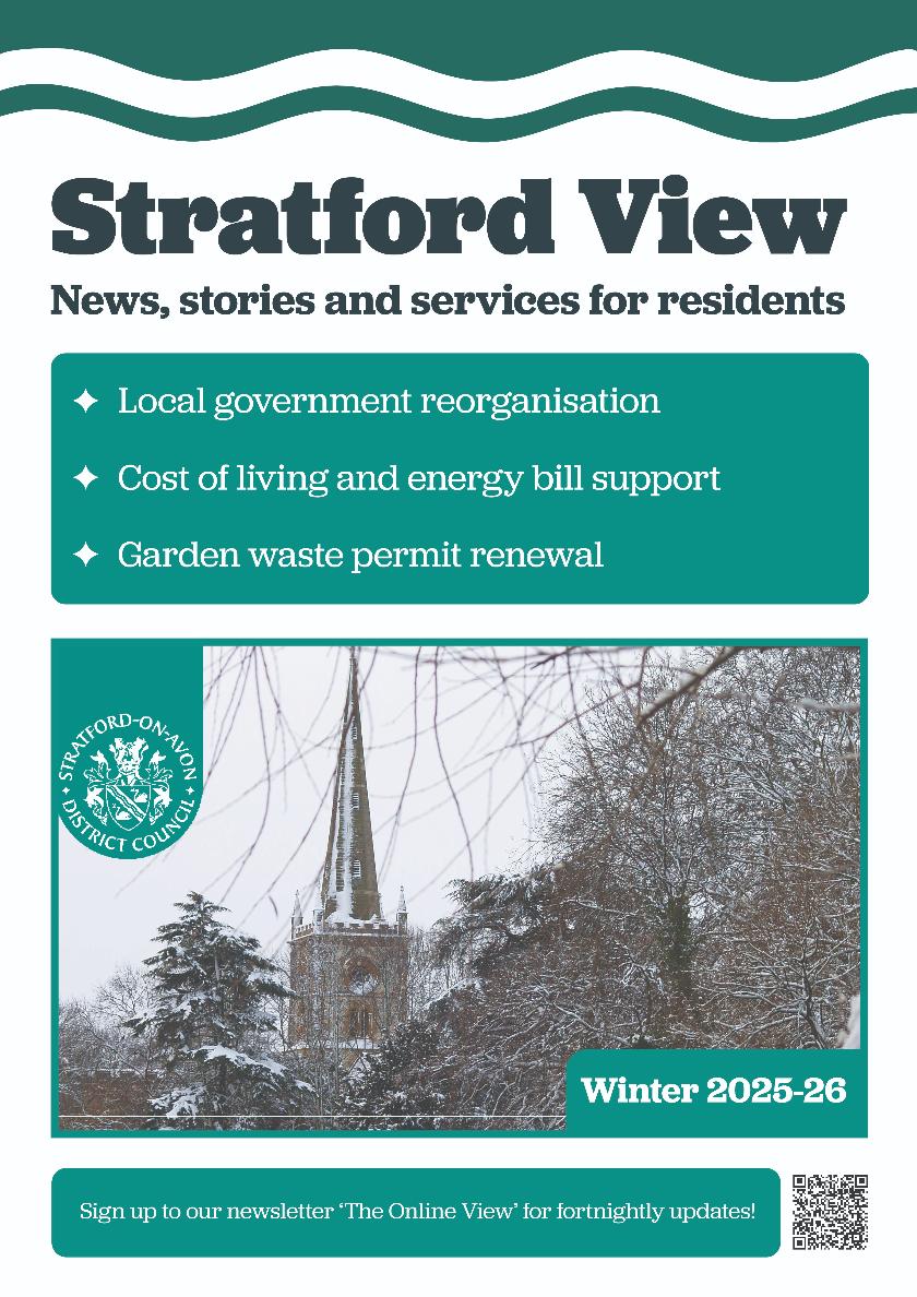 Stratford View magazine front cover