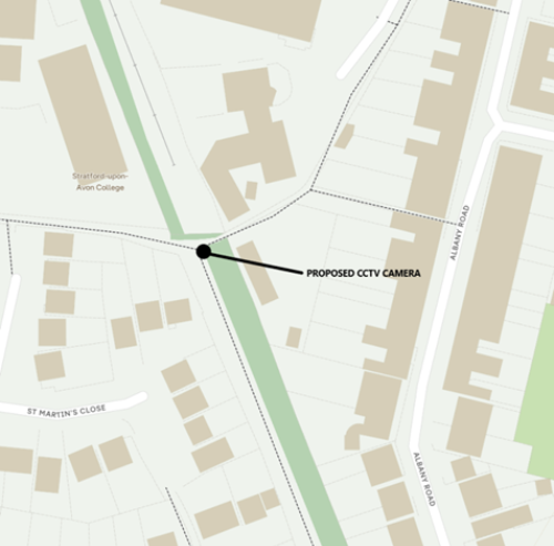 proposed cctv camera on summerton way