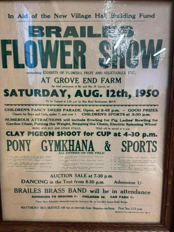 Brailes Village Show Poster