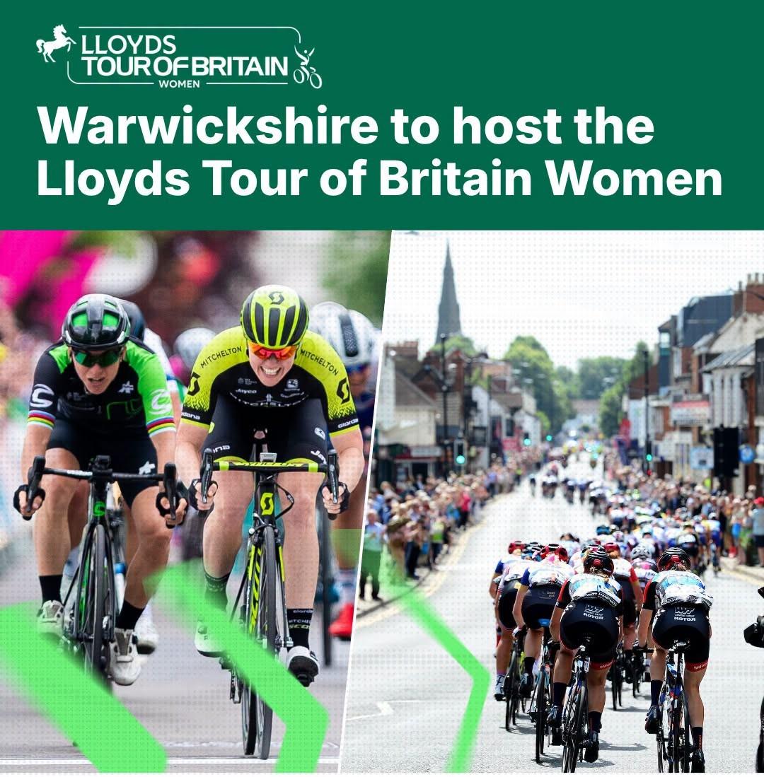 Warwickshire to host final stage of the Lloyds Tour of Britain Women cycle race