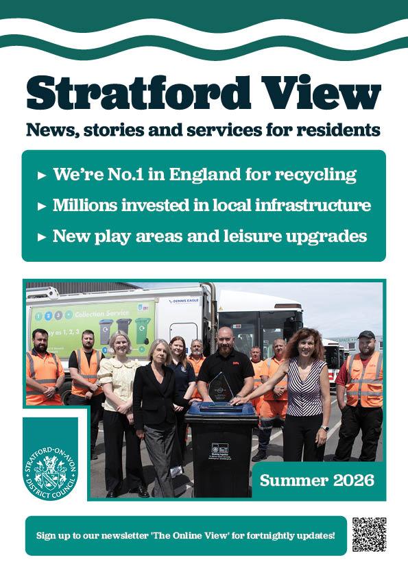 Stratford View Summer 2026 magazine front cover